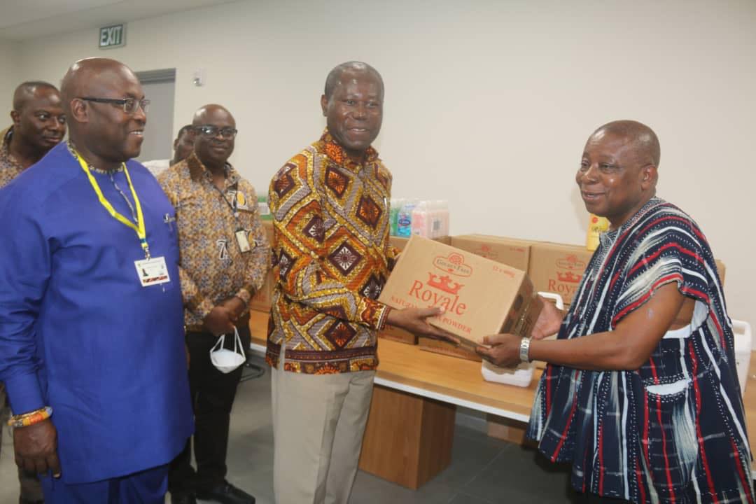 COCOBOD Boss and Deputies Donate Salaries, Sanitizers and more to