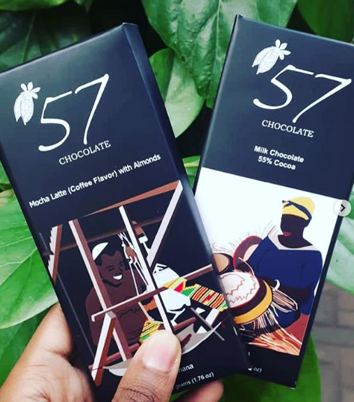 57 Chocolate's New Packaging Pays Tribute to Ghana's Kente & Basket Weavers Cocoa Post