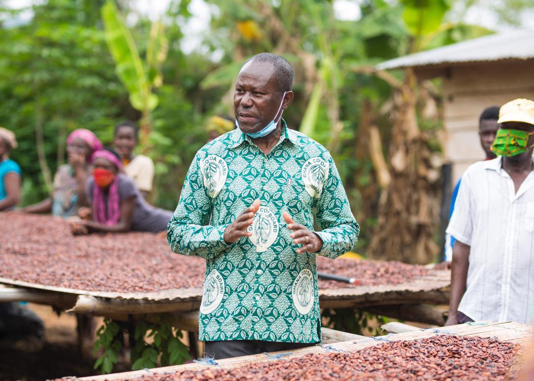 COCOBOD Boss, Joseph Boahen Aidoo, cocobod buys, Cocoa Farmlands,