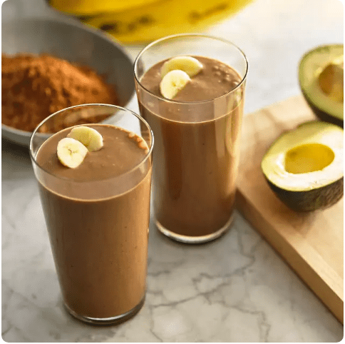 Vegan chocolate, banana shake, cocoa news, recipe,