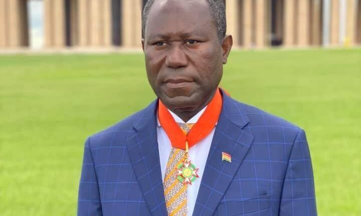 Joseph Boahen Aidoo, President Alassane Ouattara, Ivory Coast National Award,