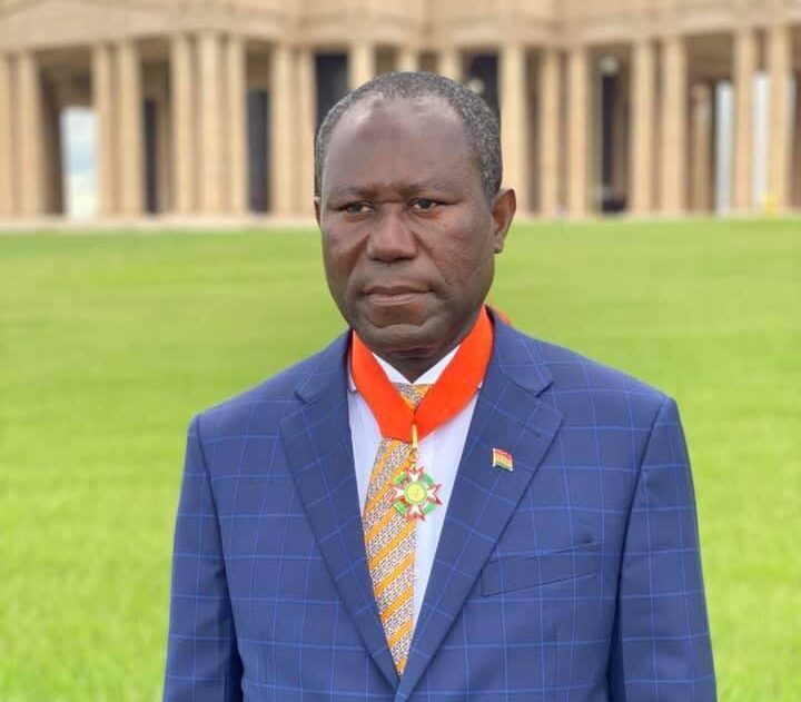 Joseph Boahen Aidoo, President Alassane Ouattara, Ivory Coast National Award,