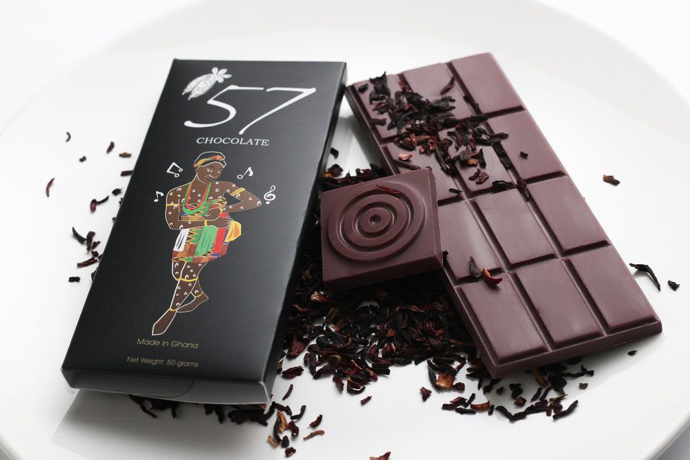 57 Chocolate, Made in Ghana,