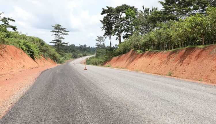 Benchema Adjoafua road, cocoa roads, Western North Region,