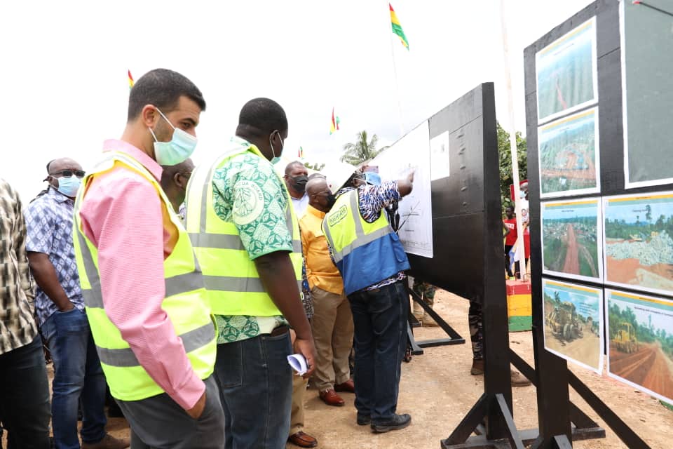 Benchema Adjoafua road, cocoa roads, Western North Region,