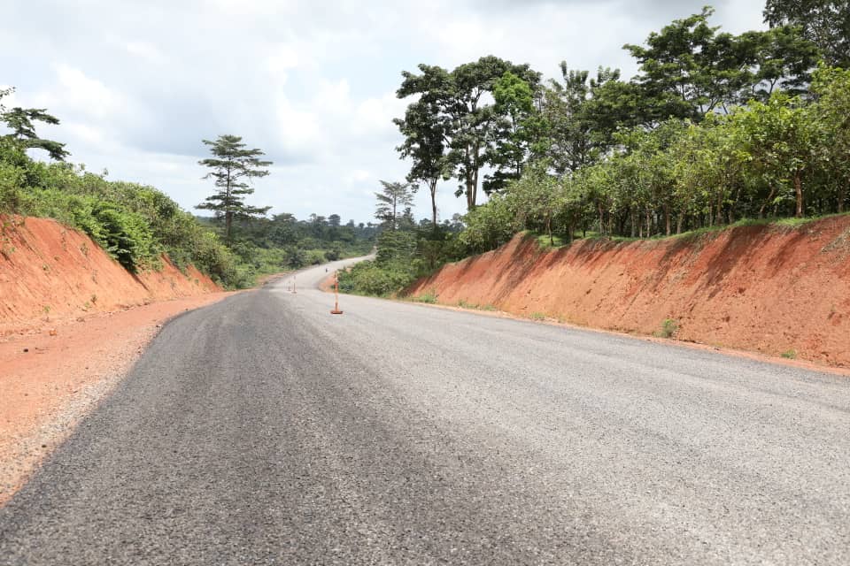 Benchema Adjoafua road, cocoa roads, Western North Region,