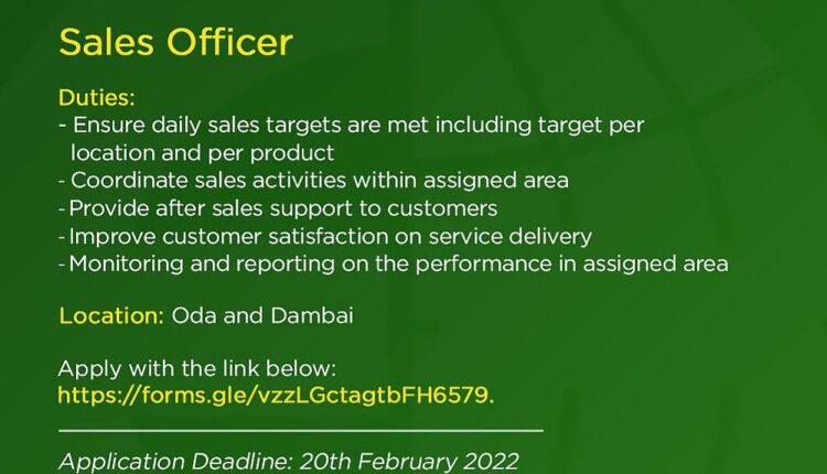 Sales Officer - Crop Doctor