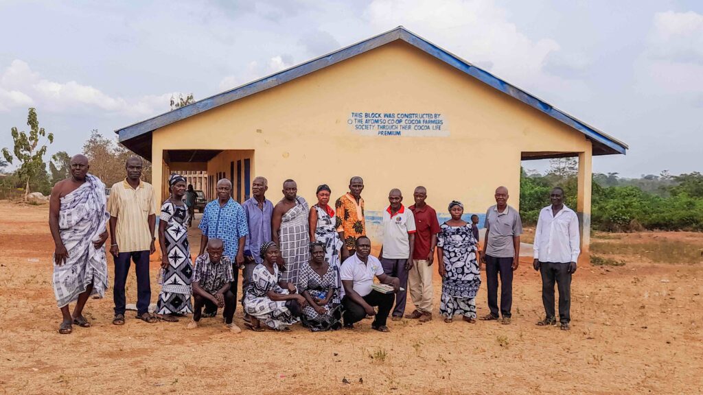 Ayomso, Asunafo North District, Child labour, School infrastructure, education infrastructure, Ahafo Region, Cocoa Life Program, Kasapin cocoa farmers cooperative society, Cocoa Post,