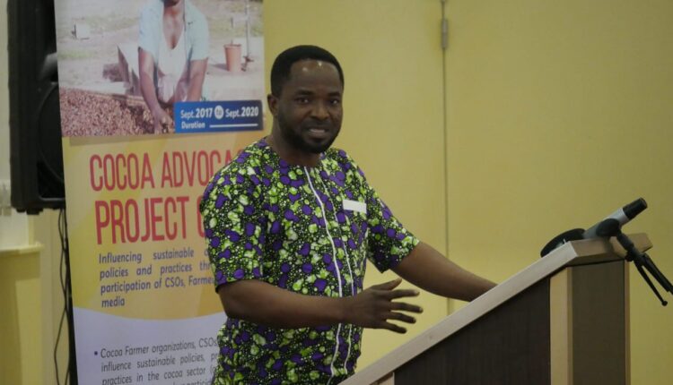 Cocoa farmer, Ishmael Pomasi, Cocoa Abrabopa Farmers Cooperative, Ghana, Cocoa price, Pricing, Sustainability, Poverty, Child labour, Good pricing, Engine of sustainability, GCCP, GARDJA, SEND Ghana, EcoCare Ghana, Oxfam Ghana, Rainforest Alliance, SUDWIND, Cocoa Post,