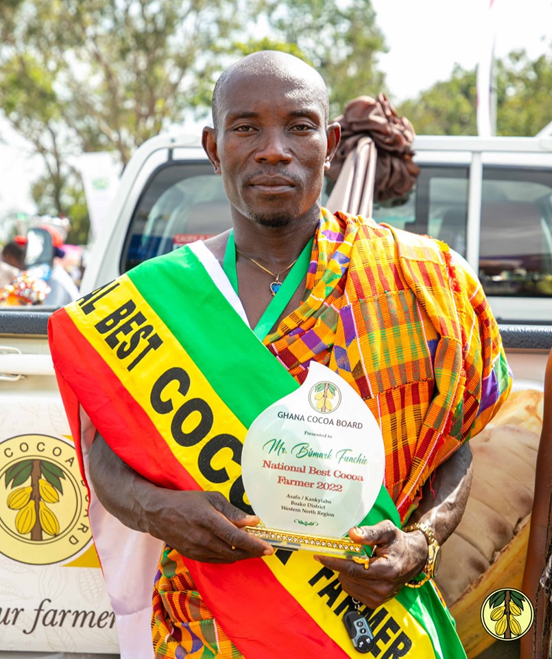 2022 National Best Cocoa Farmer - Bismark Fuachie 3