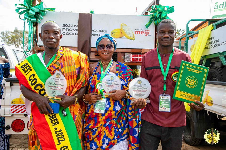 2022 National Best Cocoa Farmers Award winners