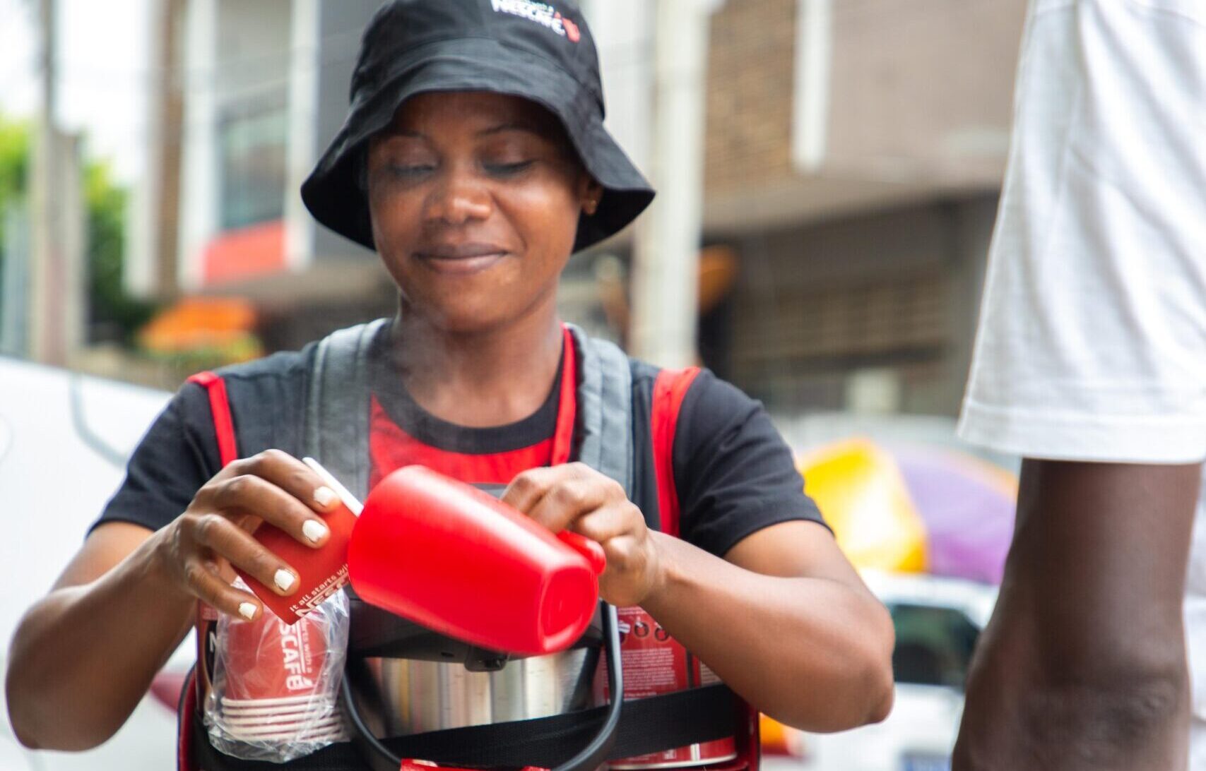 Female coffee seller, Côte d'Ivoire, Entrepreneurship, Business, Youth, Nestlé, Côte d'Ivoire,