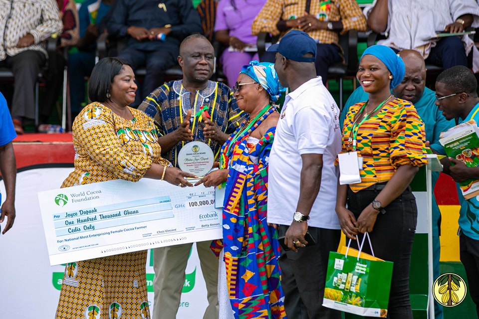 Joyce Dapaah - 2022 National Most Enterprising Female Cocoa Farmer 2