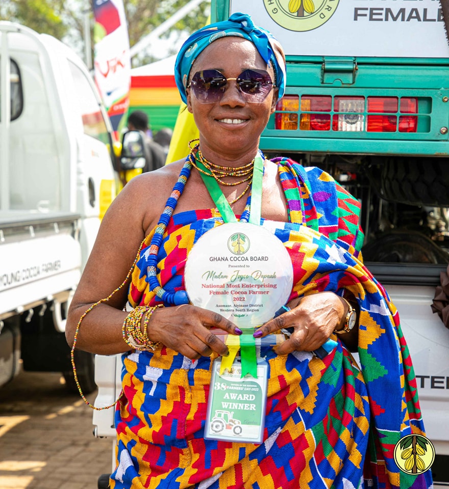 Joyce Dapaah - 2022 National Most Enterprising Female Cocoa Farmer 3