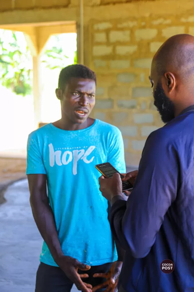 Youth cocoa farmer - Uriah Nkrumah 9