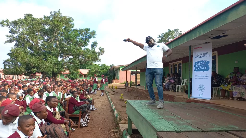 Nigerian Students, Plant, Trees, International Day Of The African Child, Digital Age, Knowledge Economy, Information Age, National Development, Barry Callebaut, Seed for Change, Sustainability, Cocoa production, International Day of the African Child International Day of the African Child