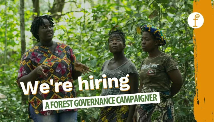 Fern, NGO, EU, Forests, West Africa, Fern is hiring, Forest Governance Campaigner, Ghana, Liberia, Cote d'Ivoire, Cocoa, Chocolate, Sustainability, Deforestation, EUDR, European policies,