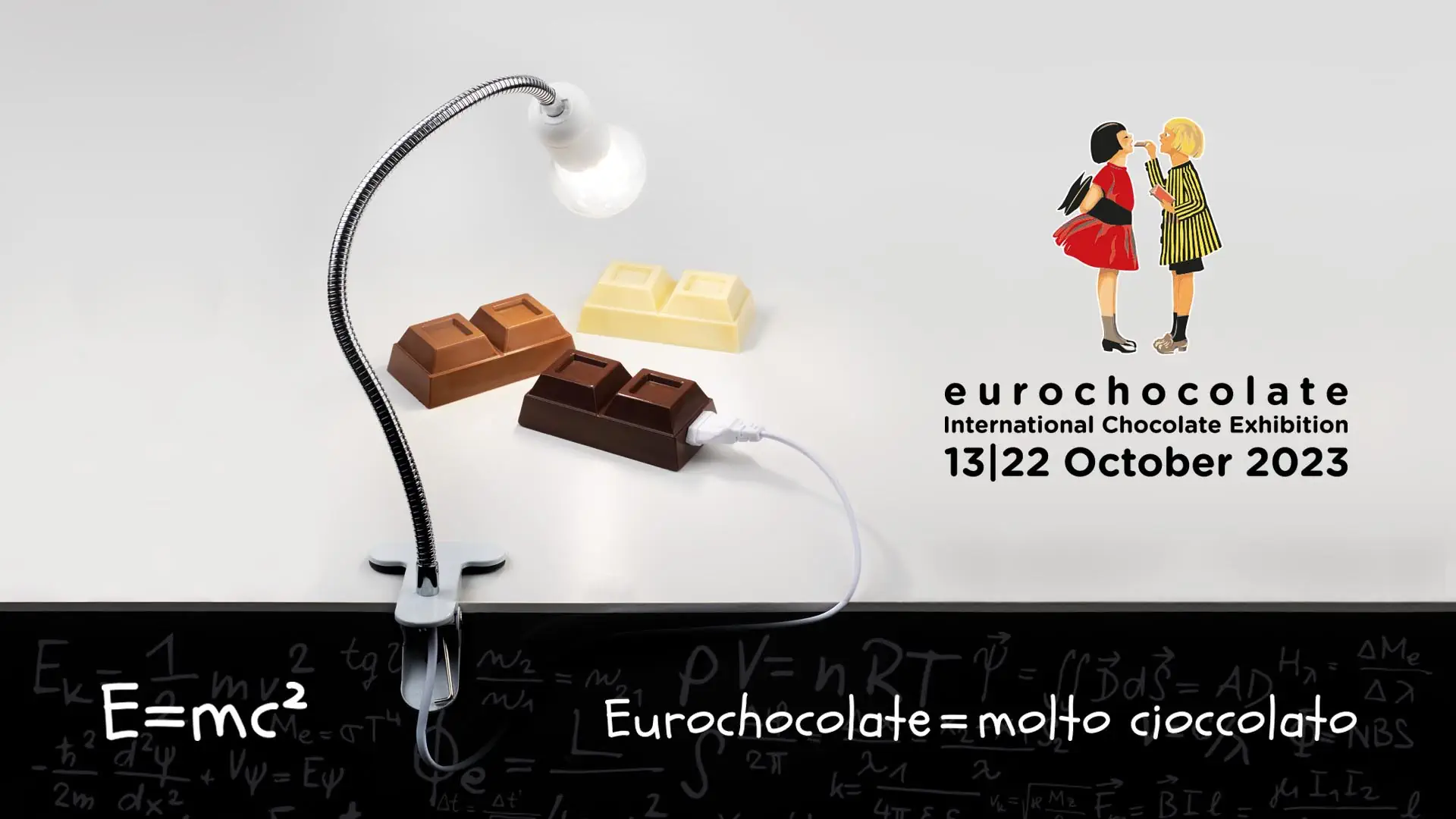 EuroChocolate, chocolate, Italy, Perugia, Cocoa, Perugia Umbria, Umbriafiere, Albert Einstein, E=mc²,