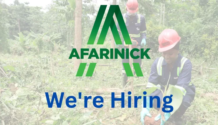 Project Officers, Afarinick Company Limited, Farm services, Trusted Service Partner In Sustainable Agriculture, Kumad Global Impact Limited, Project/Sector Managers, Accounts and Administrative Officers,