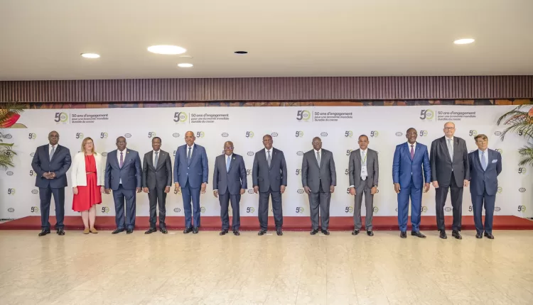 ICCO, International Cocoa Organisation, Alassane Ouattara, Nana Akufo-Addo, Yves Brahima Koné, 50th Anniversary, Abidjan, Michel Arrion,